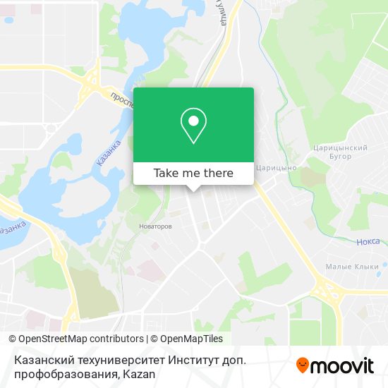 Казанский техуниверситет Институт доп. профобразования map