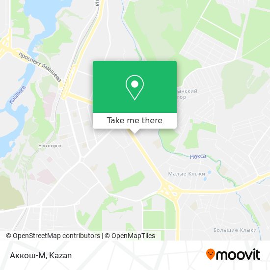Аккош-М map