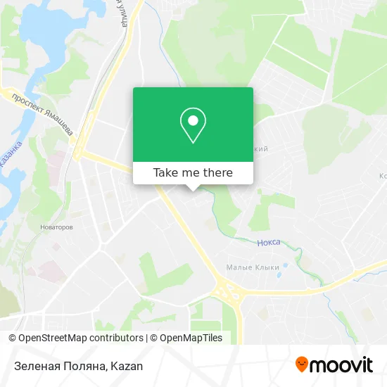 Зеленая Поляна map