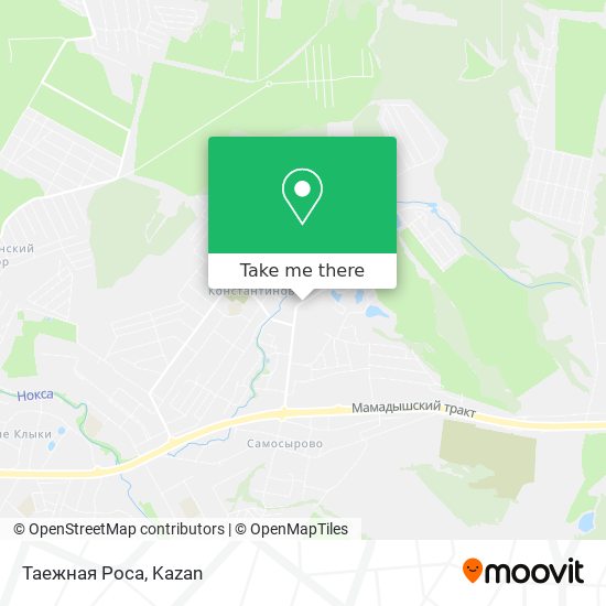 Таежная Роса map