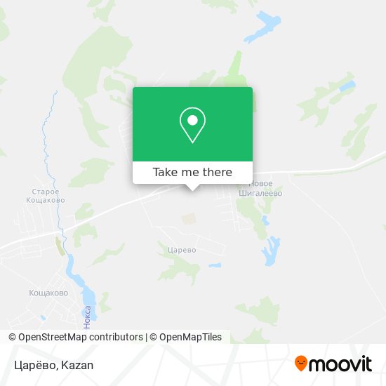 Царёво map