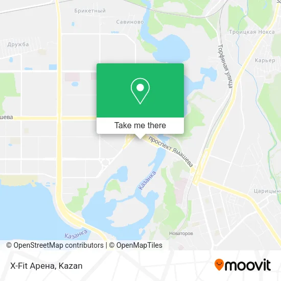 X-Fit Арена map