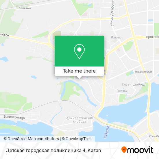 Детская городская поликлиника 4 map