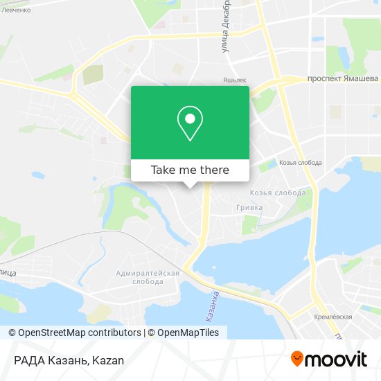 РАДА Казань map