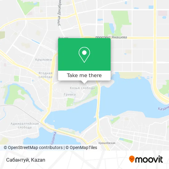 Сабантуй map