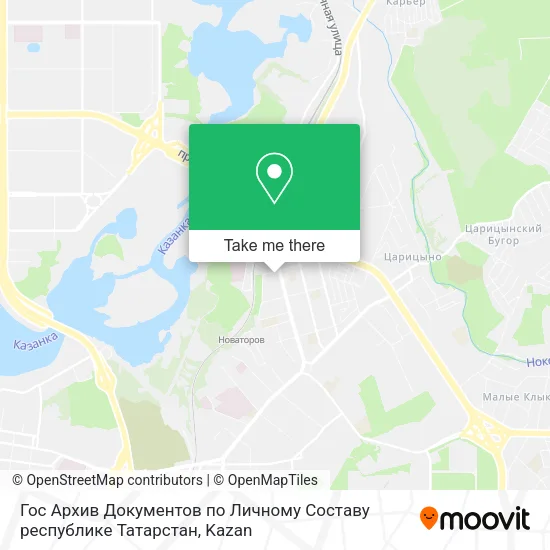 Гос Архив Документов по Личному Составу республике Татарстан map