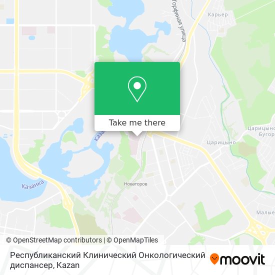 Республиканский Клинический Онкологический диспансер map