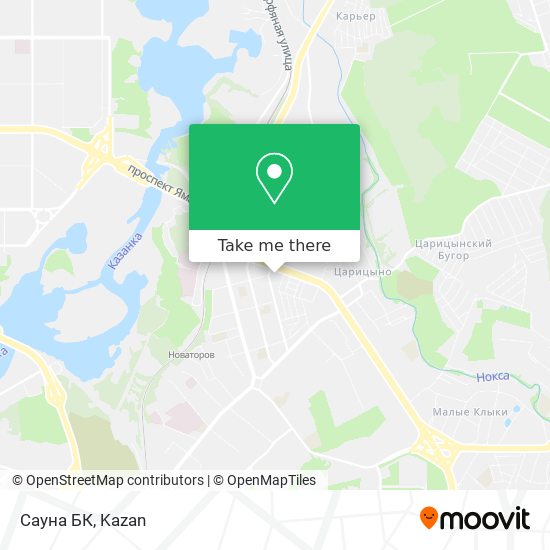 Сауна БК map