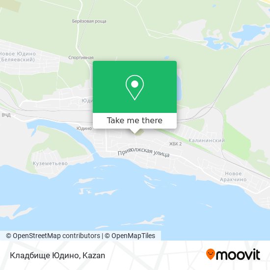 Кладбище Юдино map