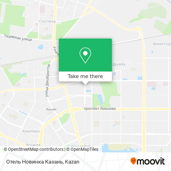 Отель Новинка Казань map
