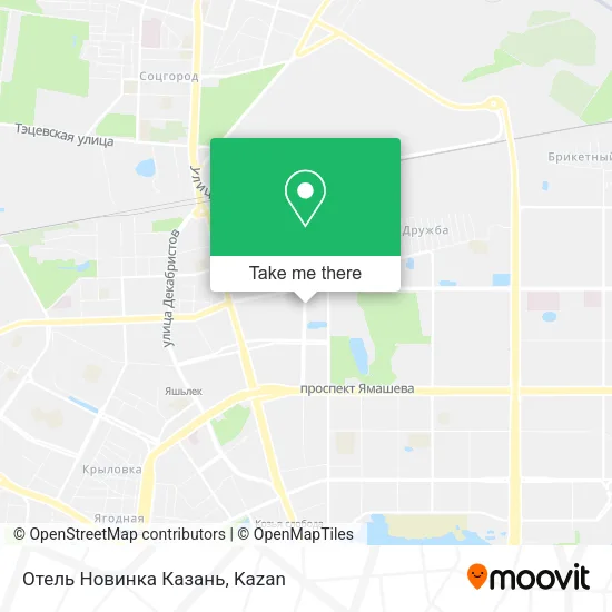 Отель Новинка Казань map