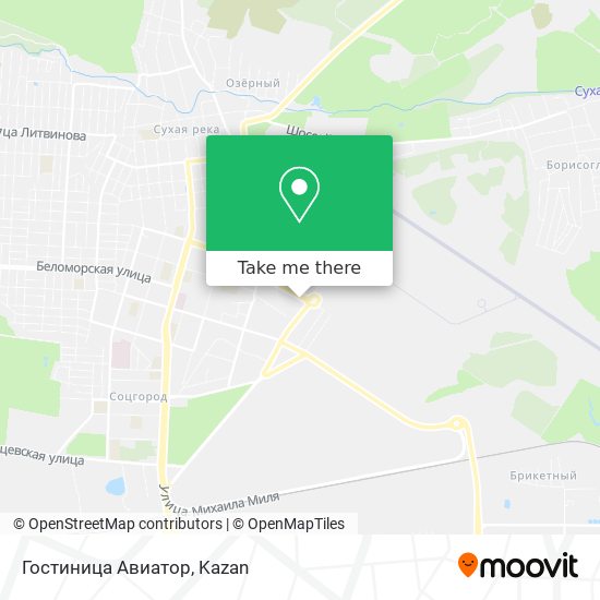 Гостиница Авиатор map