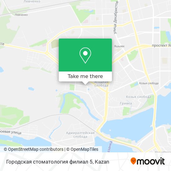 Городская стоматология филиал 5 map
