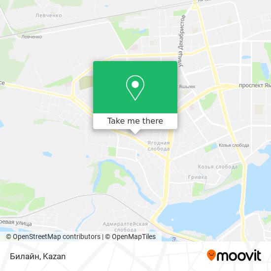 Билайн map