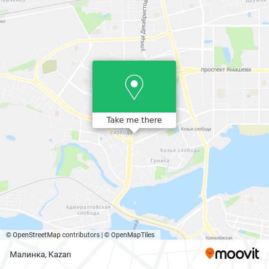Малинка map