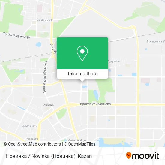 Новинка / Novinka map