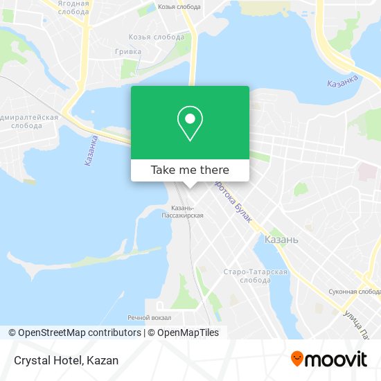 Crystal Hotel map