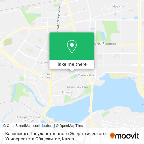 Казанского Государственного Энергетического Университета Общежитие map