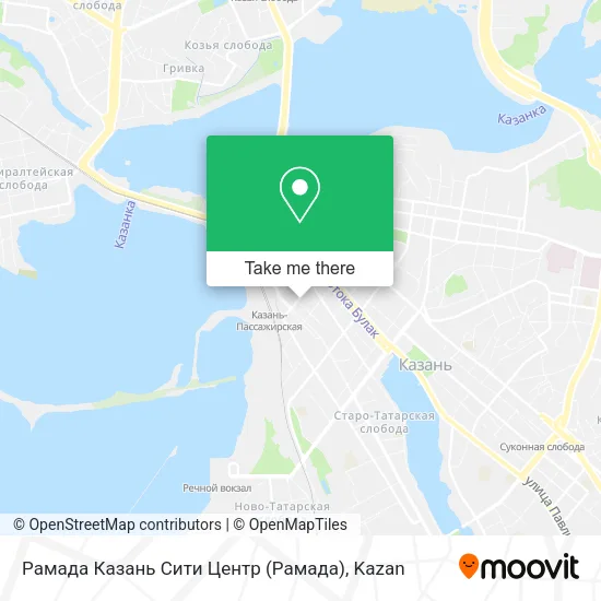 Рамада Казань Сити Центр map
