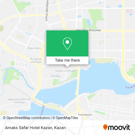 Amaks Safar Hotel Kazan map