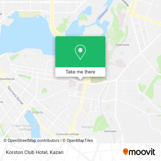 Korston Club Hotel map