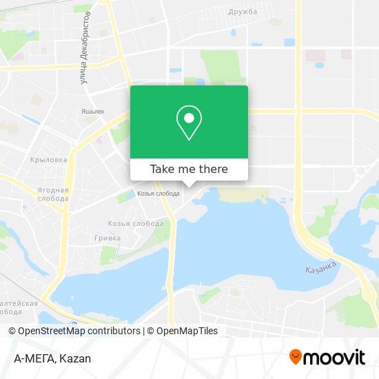А-МЕГА map