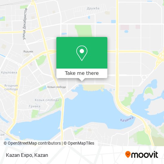 Kazan Expo map