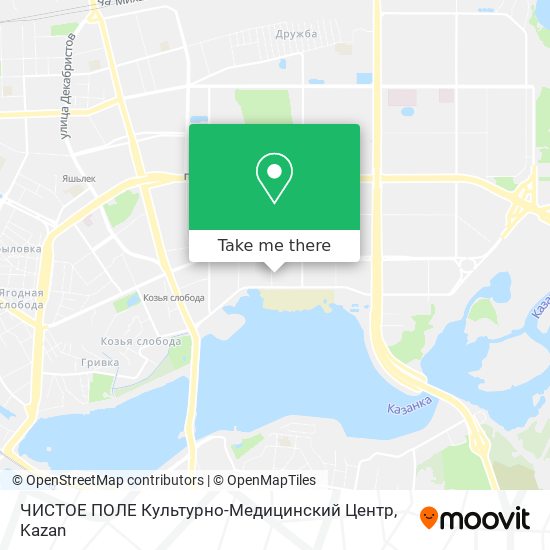 ЧИСТОЕ ПОЛЕ Культурно-Медицинский Центр map