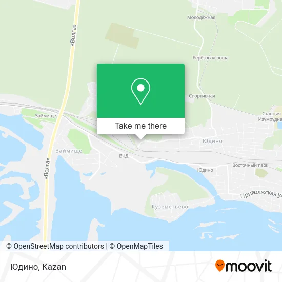 Юдино map