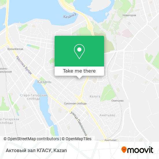 Актовый зал КГАСУ map
