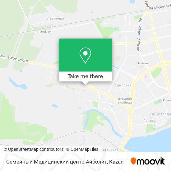 Семейный Медицинский центр Айболит map