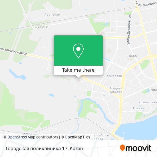 Городская поликлиника 17 map