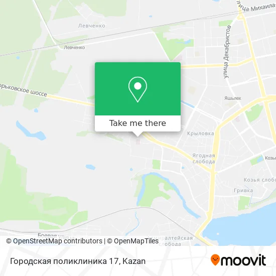 Городская поликлиника 17 map