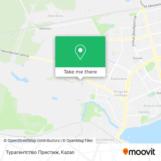 Турагентство Престиж map