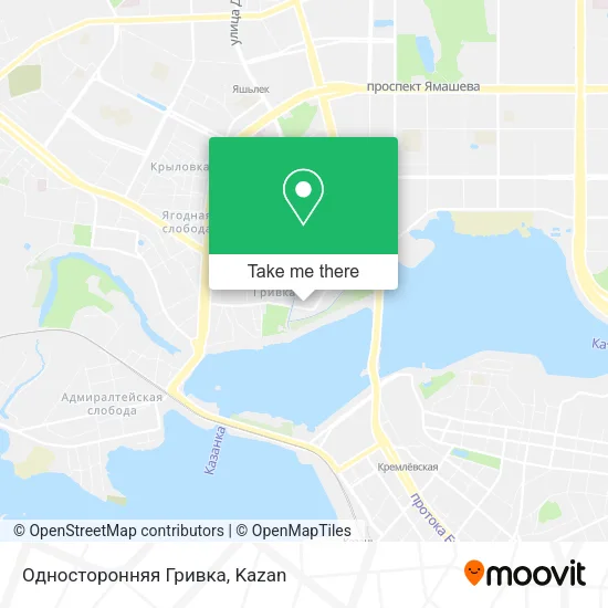 Односторонняя Гривка map