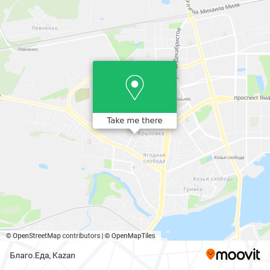 Благо.Еда map