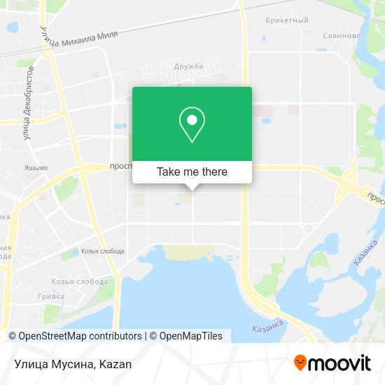 Улица Мусина map