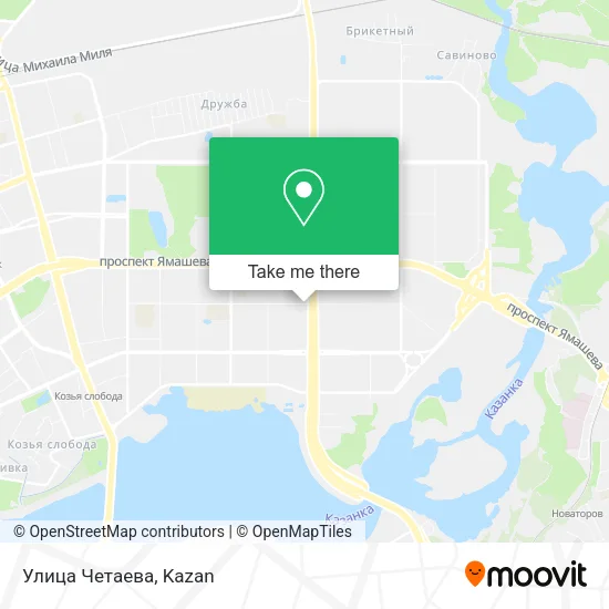 Улица Четаева map