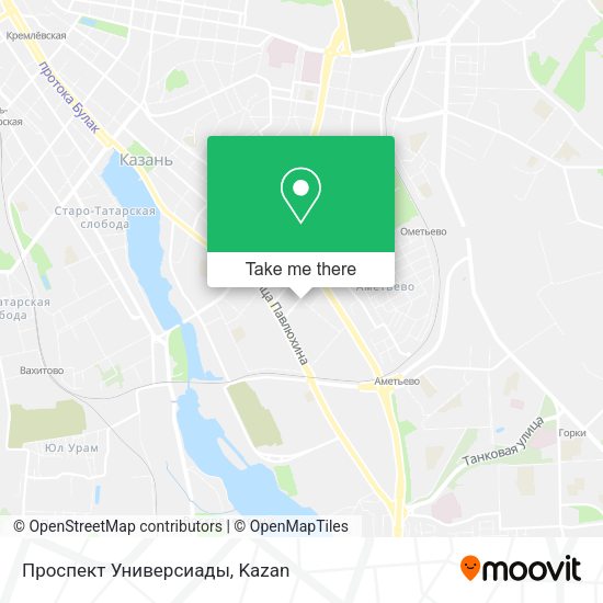 Проспект Универсиады map