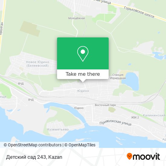 Детский сад 243 map