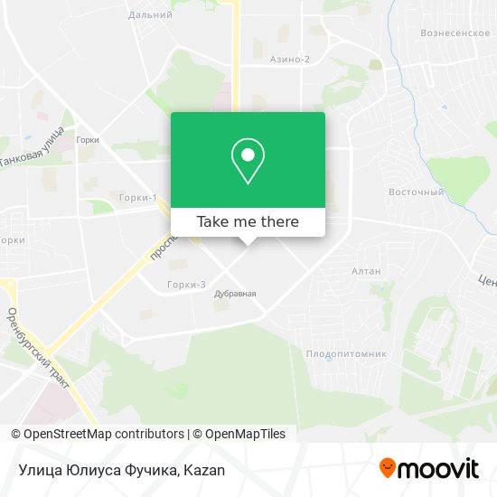 Улица Юлиуса Фучика map