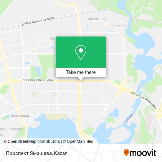 Проспект Ямашева map