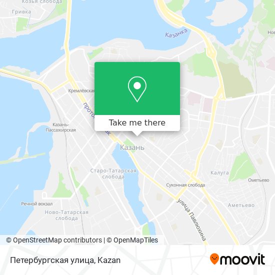 Петербургская улица map