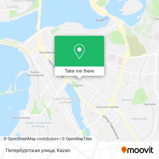 Петербургская улица map