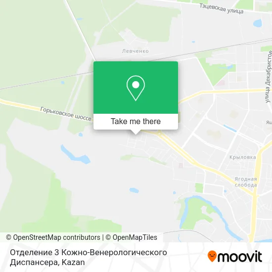 Отделение 3 Кожно-Венерологического Диспансера map