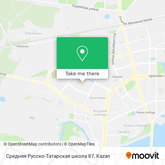 Средняя Русско-Татарская школа 87 map