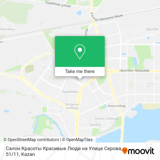 Салон Красоты Красивые Люди на Улице Серова, 51 / 11 map