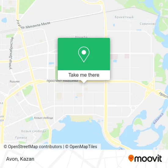 Avon map