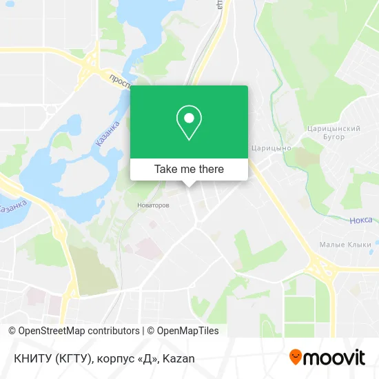 КНИТУ (КГТУ), корпус «Д» map