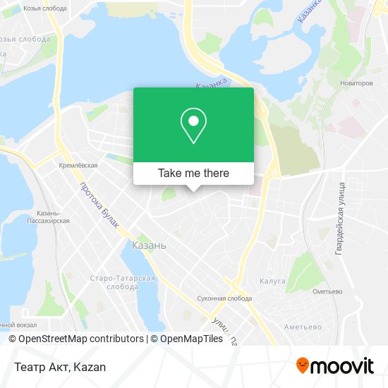 Театр  Акт map
